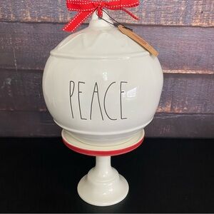 Rae Dunn Christmas Peace Ornament
